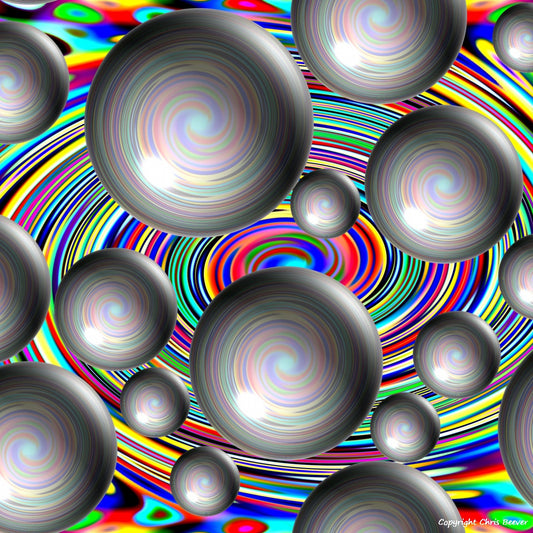 Square Modern Pattern Art by UK Artist Christopher Beever 27