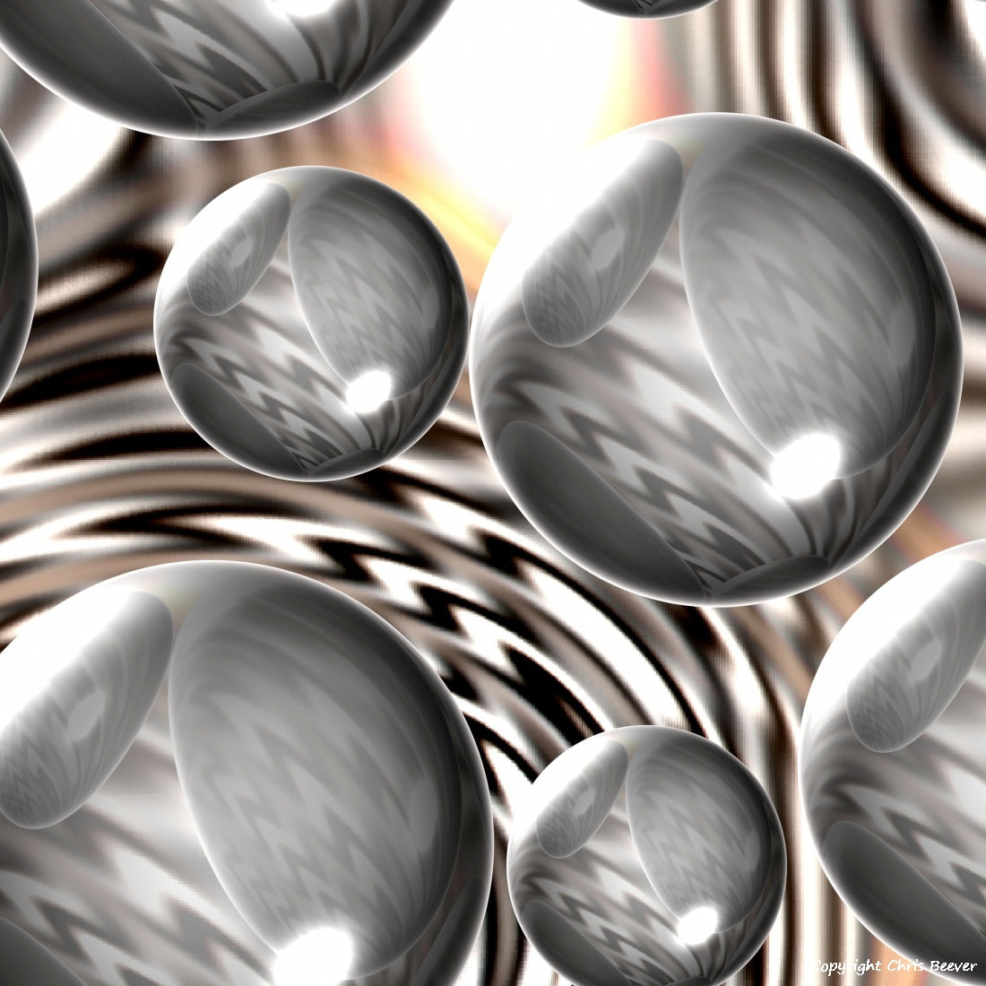 Square Modern Pattern Art by UK Artist Christopher Beever 29