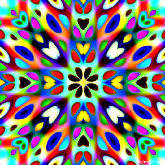 Square Modern Pattern Art by UK Artist Christopher Beever 31