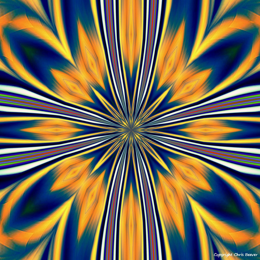 Square Modern Pattern Art by UK Artist Christopher Beever 32