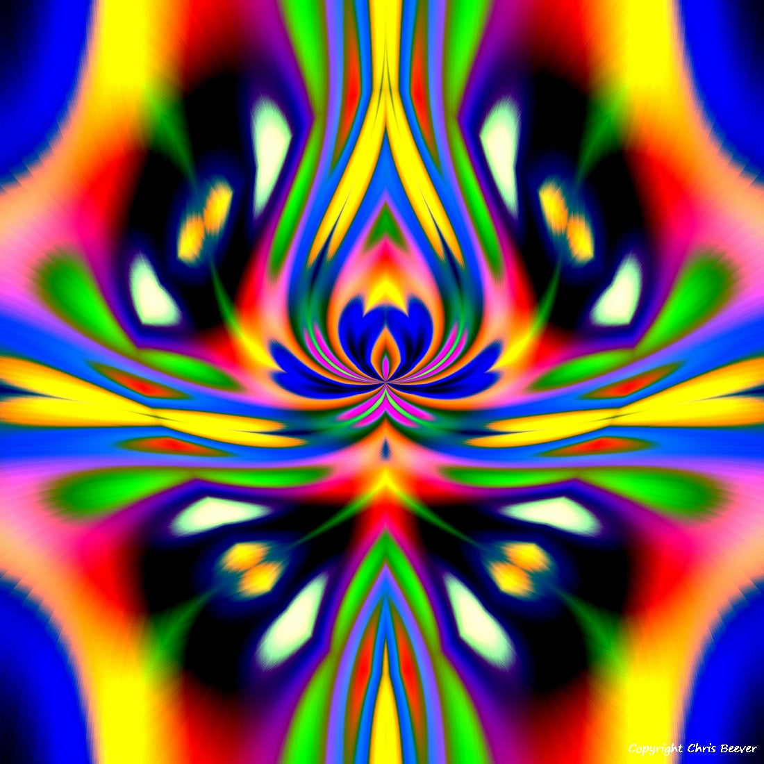 Square Modern Pattern Art by UK Artist Christopher Beever 35