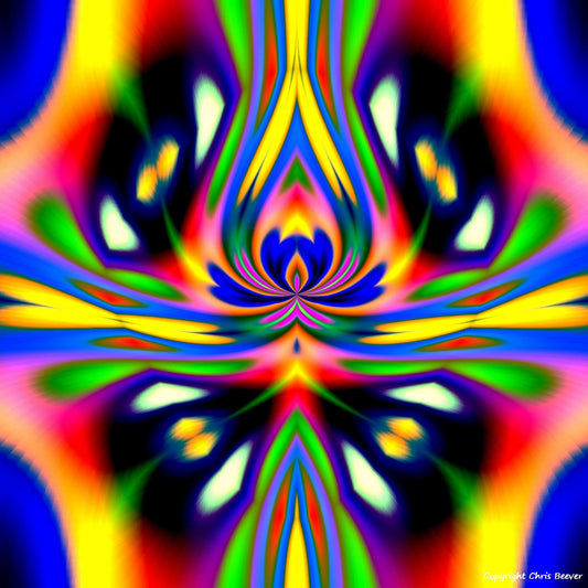 Square Modern Pattern Art by UK Artist Christopher Beever 35