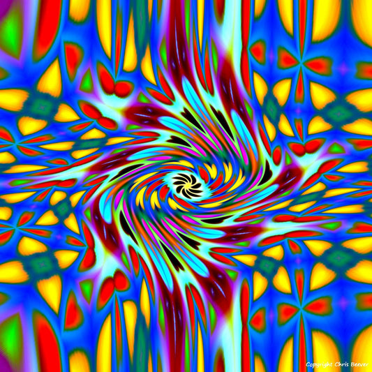 Square Modern Pattern Art by UK Artist Christopher Beever 36