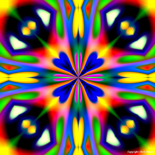 Square Modern Pattern Art by UK Artist Christopher Beever 39