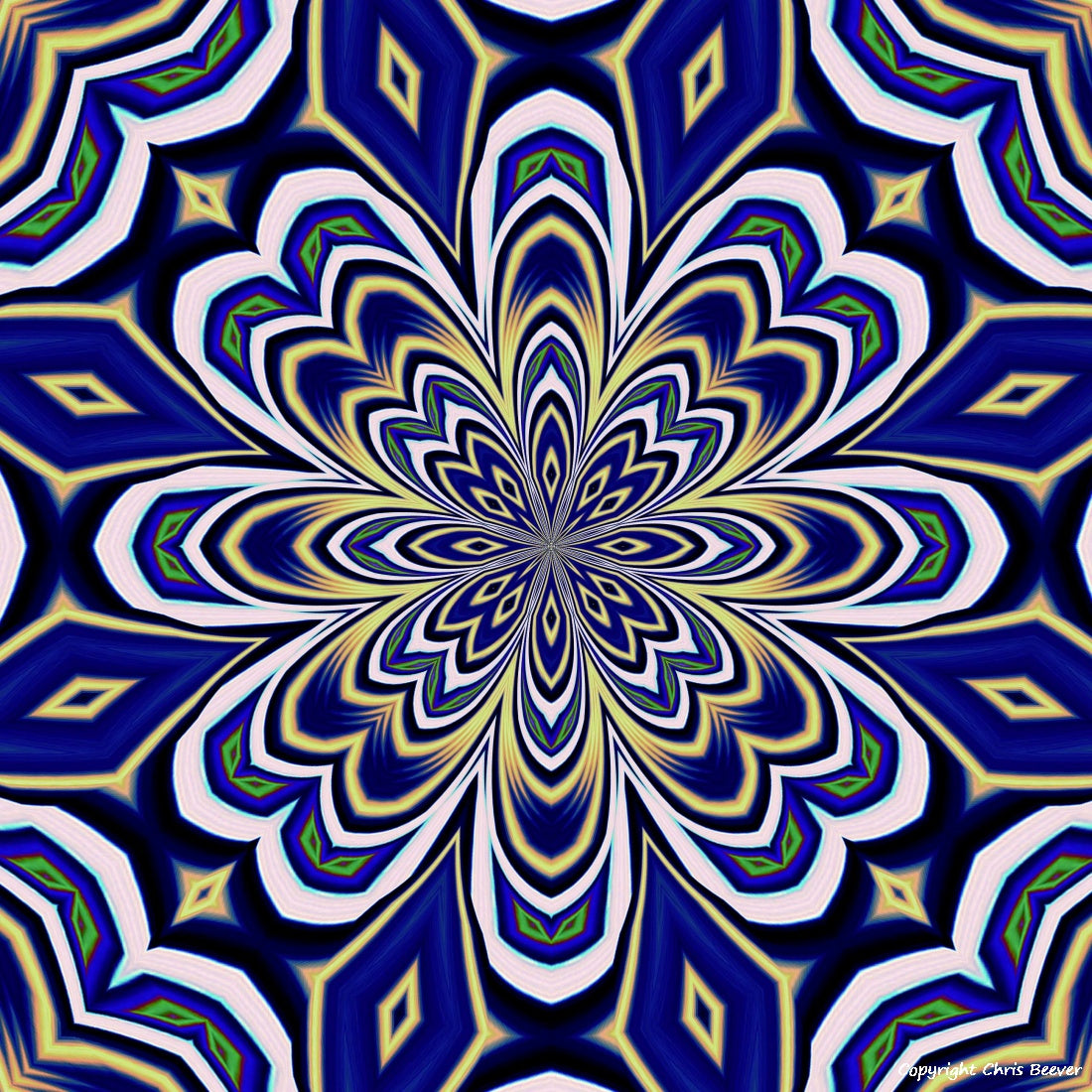 Square Modern Pattern Art by UK Artist Christopher Beever 40