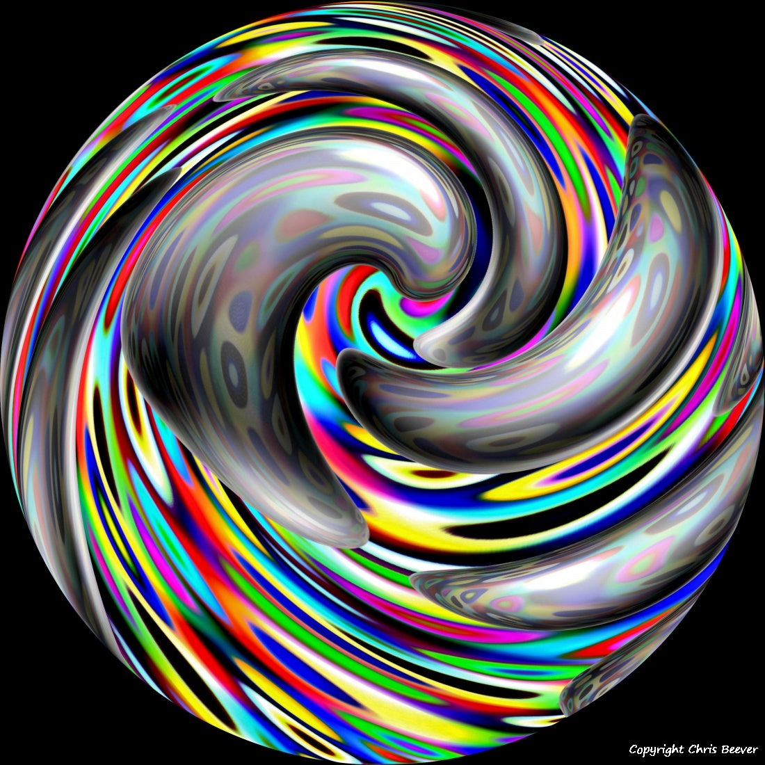 Square Modern Pattern Art by UK Artist Christopher Beever 44