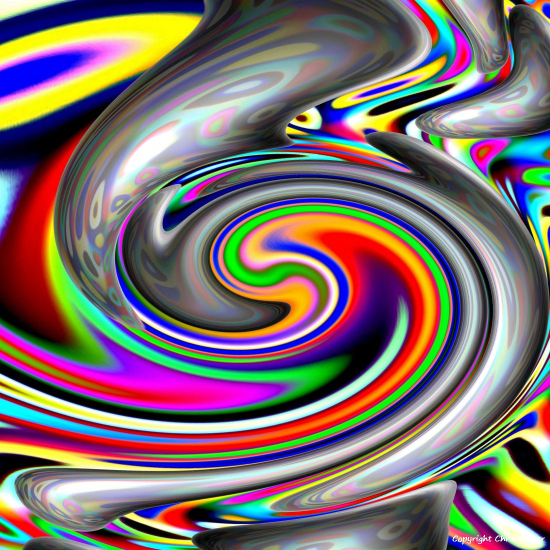 Square Modern Pattern Art by UK Artist Christopher Beever 7