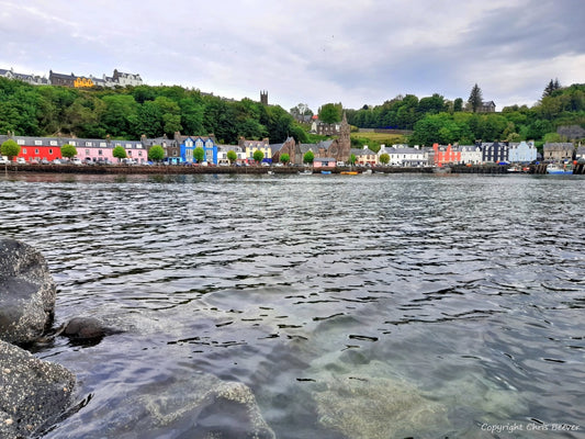 Tobermory & Lighthouse Isle of Mull Landscape Art by Chris Beever 1