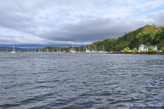 Tobermory & Lighthouse Isle of Mull Landscape Art by Chris Beever 2
