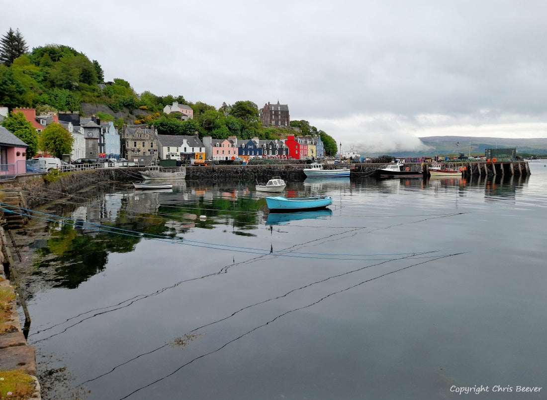 Tobermory & Lighthouse Isle of Mull Landscape Art by Chris Beever 34
