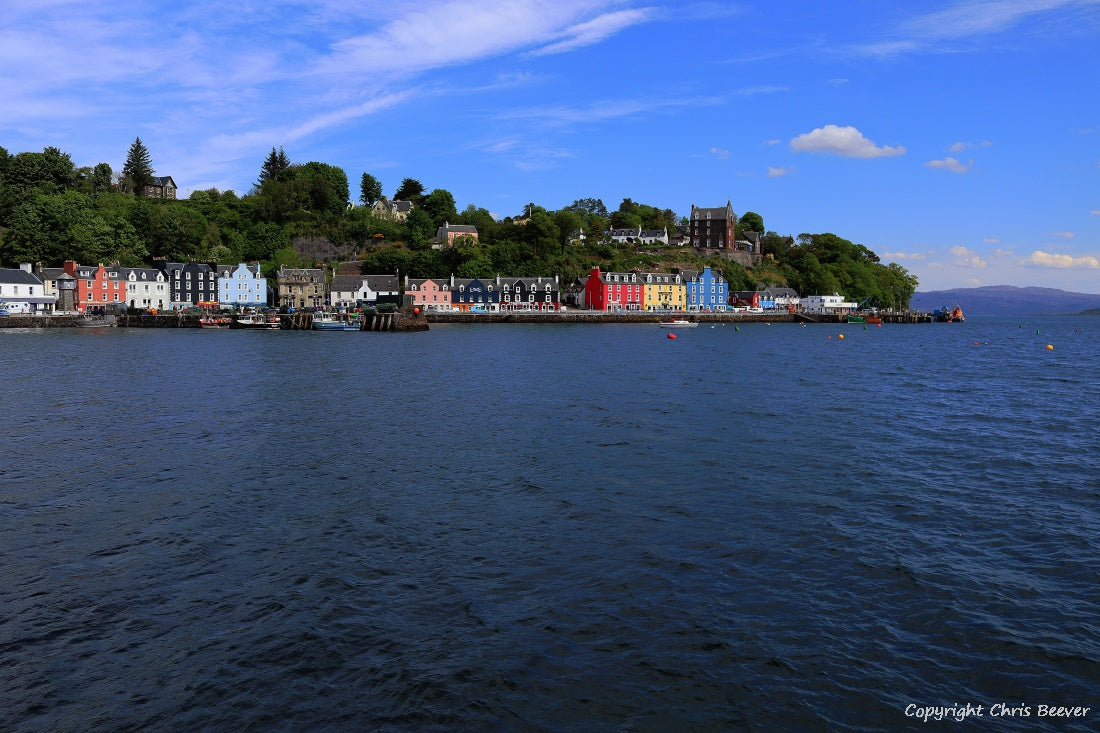 Tobermory & Lighthouse Isle of Mull Landscape Art by Chris Beever 35