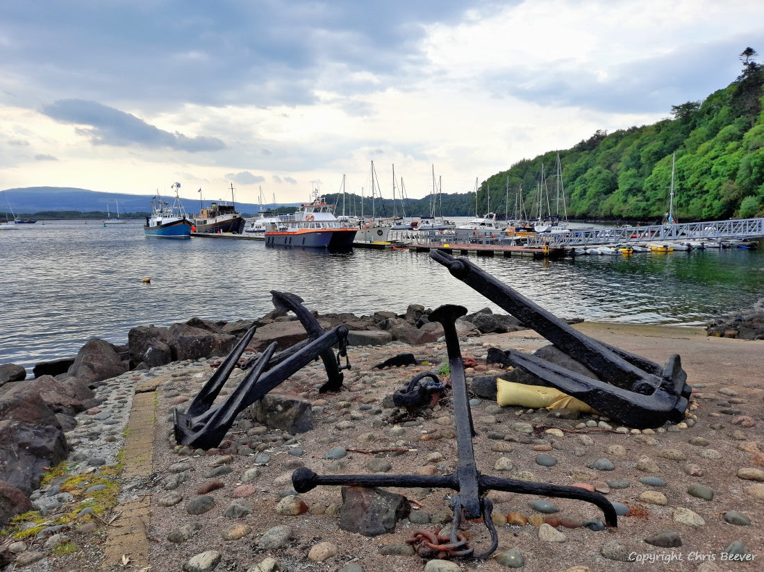 Tobermory & Lighthouse Isle of Mull Landscape Art by Chris Beever 4