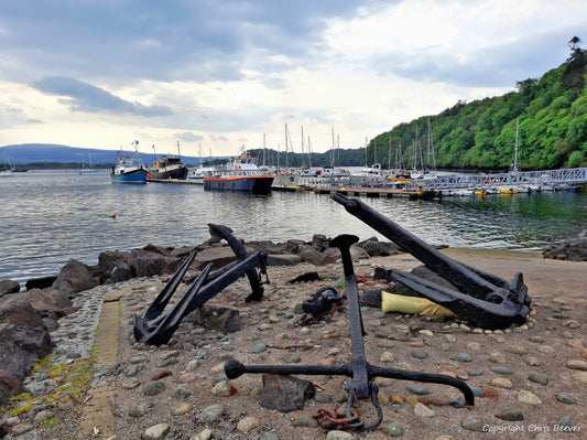 Tobermory & Lighthouse Isle of Mull Landscape Art by Chris Beever 4