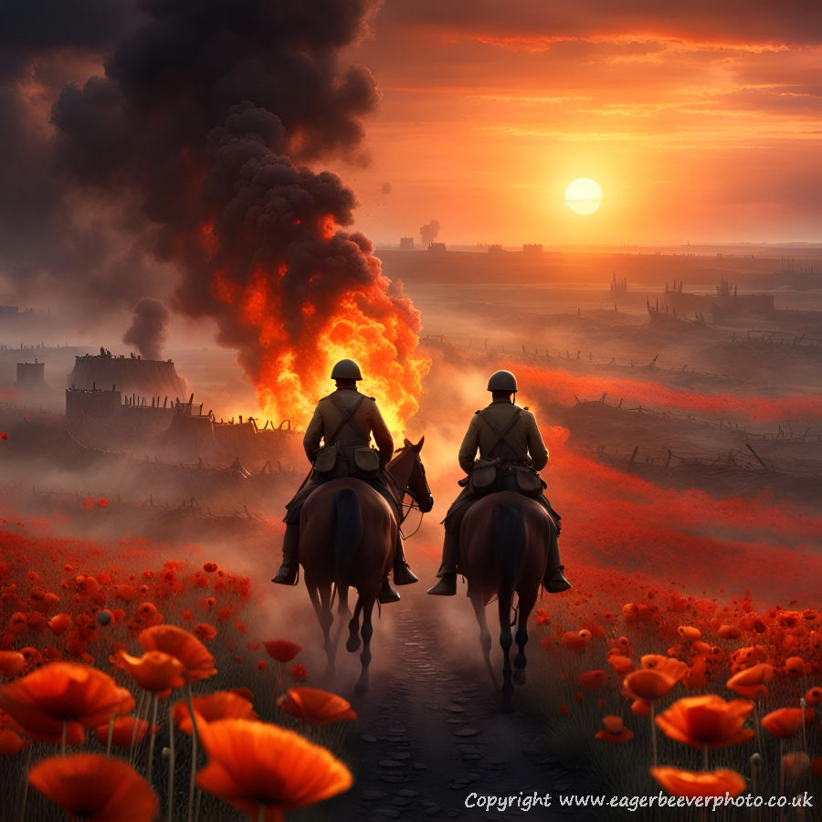 Stunning UK Armed Forces Remembrance Day Art and Armed Forces Day Military Art by UK artist Christopher Beever available printed onto a growing range of Military print home décor products, gifts & Design your own clothing products, in the eager beever printing shop Wigan greater Manchester UK.