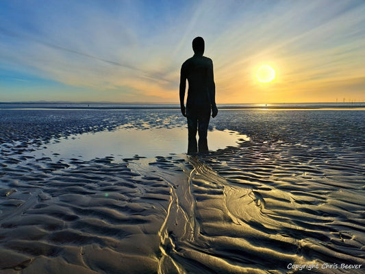 Antony Gormley another place Landscape Art by Christopher beever 3