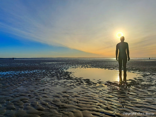 Antony Gormley another place Landscape Art by Christopher beever 33