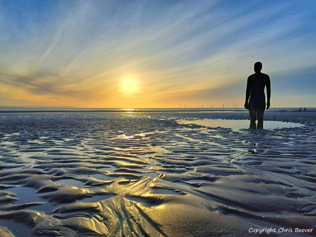 Antony Gormley another place Landscape Art by Christopher beever 6