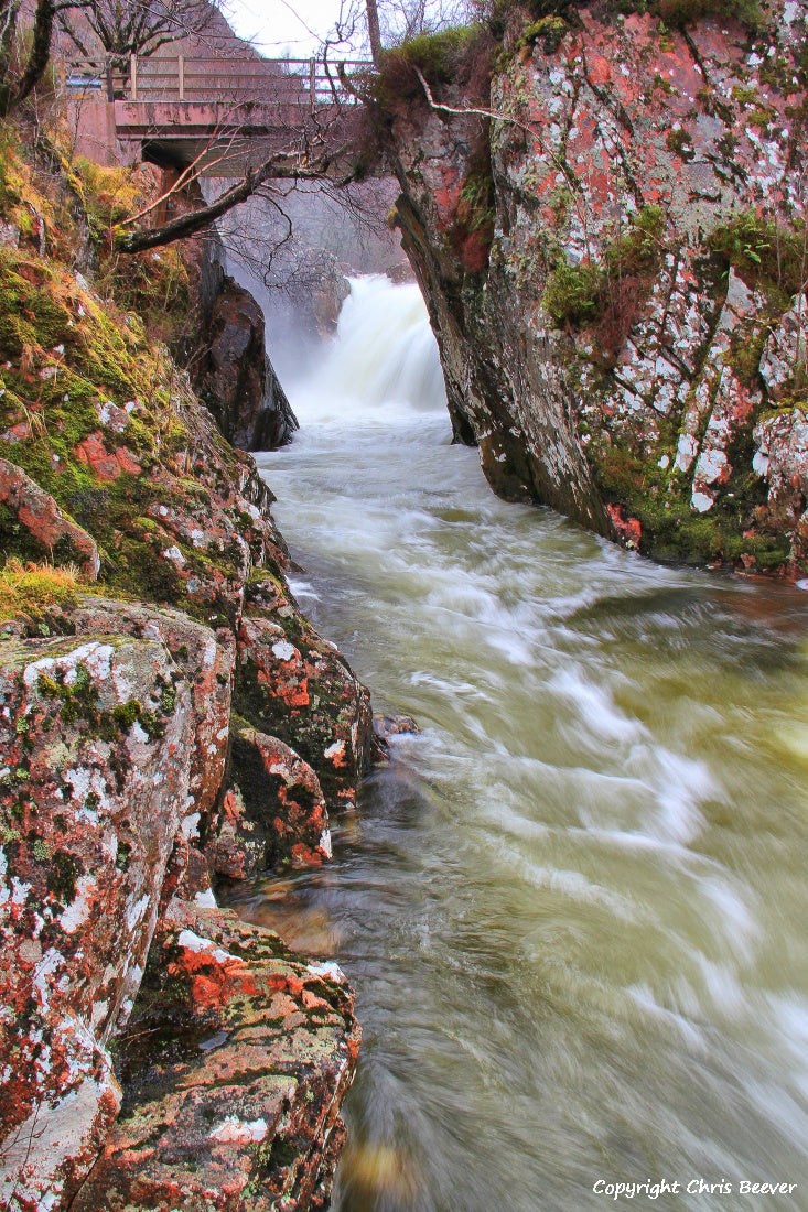 Glen Nevis & Steall Falls Scotland UK Landscape art and home office décor by UK Landscape Artist and Photographer Christopher Beever Available as a S to XXXL Canvas, poster, aluminium, wooden, Acrylic, fine art poster, framed, print, wall art or as a Cushion, sofa throw or blanket in the Eager Beever Printing Shop. 