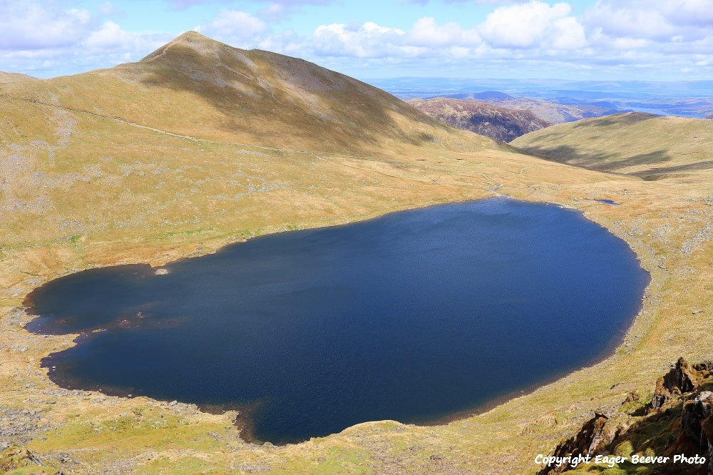 Helvellyn Striding Edge & Swirral Edge Lake District Cumbria UK Landscape art and home office décor by Artist and Photographer Christopher Beever Available as a S to XXXL, Canvas, poster, aluminium, wooden, Acrylic, framed, print, wall art or as a Cushion, sofa throw, blanket & More in the Eager Beever Printing Shop. 