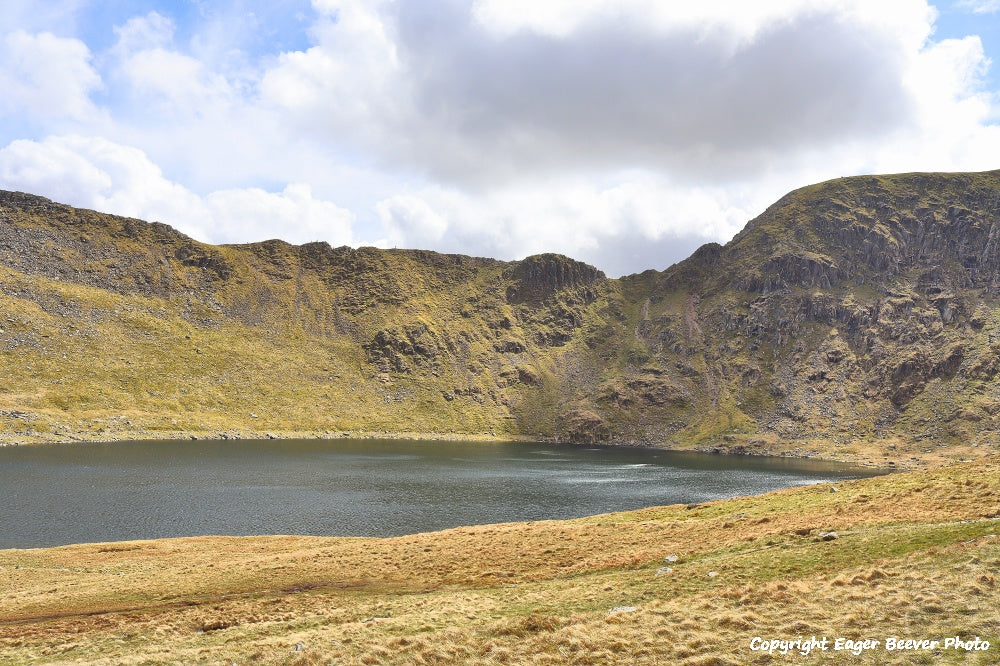 Helvellyn Striding Edge & Swirral Edge Lake District Cumbria UK Landscape art and home office décor by Artist and Photographer Christopher Beever Available as a S to XXXL, Canvas, poster, aluminium, wooden, Acrylic, framed, print, wall art or as a Cushion, sofa throw, blanket & More in the Eager Beever Printing Shop. 