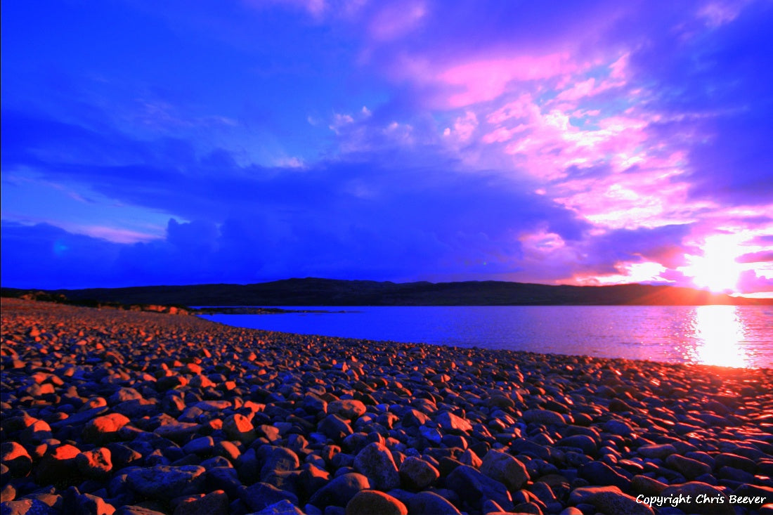 Loch na Keal Isle of Mull Scotland UK Landscape wall art and home office décor by Wigan UK Landscape Artist and Photographer Christopher Beever Available as a S to XXXL Canvas, poster, aluminium, wooden, Acrylic, framed, print and other wall art or as a Cushion, sofa throw or blanket in the Eager Beever Printing Shop. 