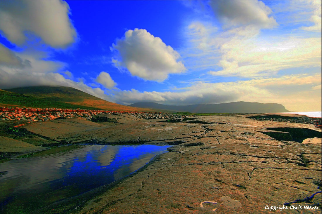 Loch na Keal Isle of Mull Scotland UK Landscape wall art and home office décor by Wigan UK Landscape Artist and Photographer Christopher Beever Available as a S to XXXL Canvas, poster, aluminium, wooden, Acrylic, framed, print and other wall art or as a Cushion, sofa throw or blanket in the Eager Beever Printing Shop. 