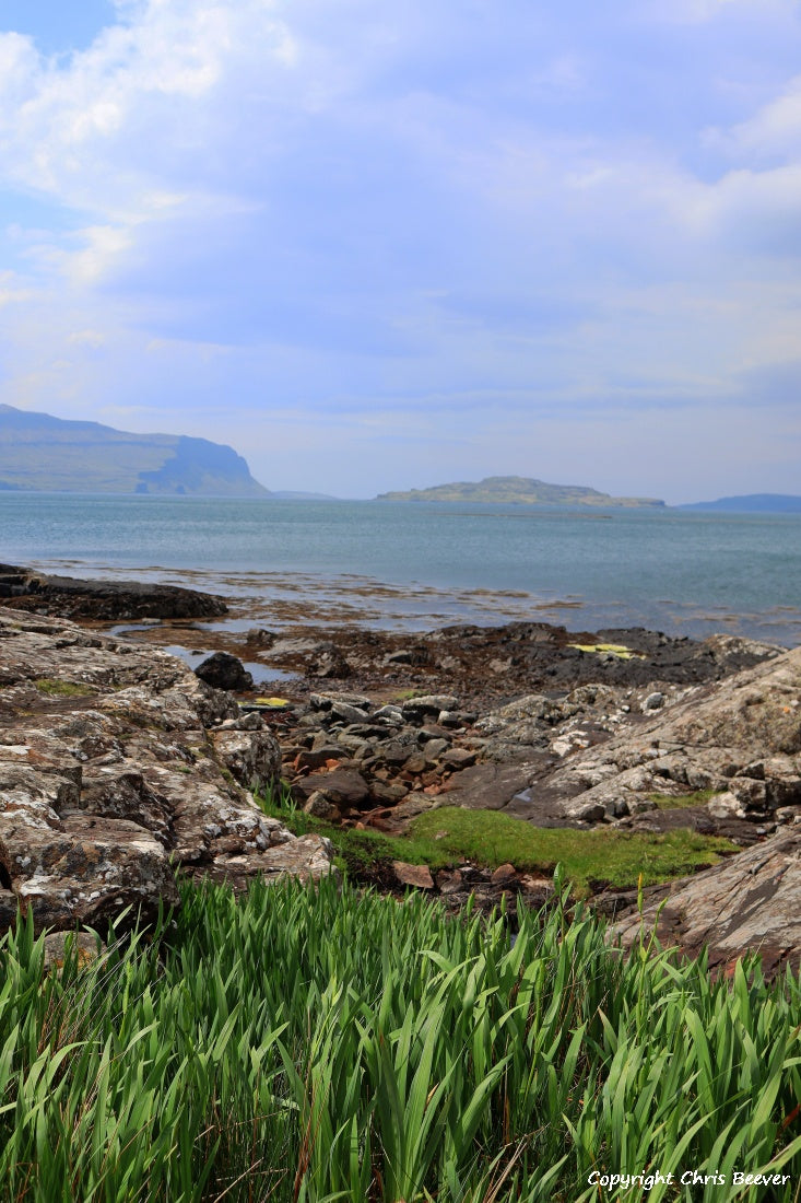 Loch na Keal Isle of Mull Scotland UK Landscape wall art and home office décor by Wigan UK Landscape Artist and Photographer Christopher Beever Available as a S to XXXL Canvas, poster, aluminium, wooden, Acrylic, framed, print and other wall art or as a Cushion, sofa throw or blanket in the Eager Beever Printing Shop. 