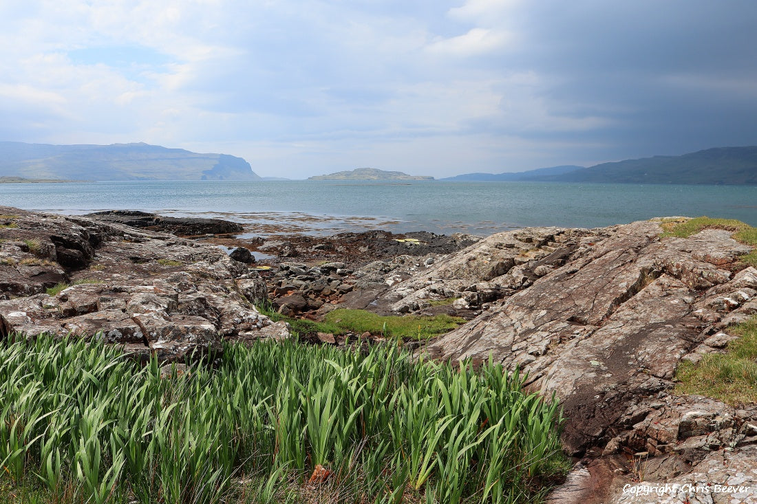 Loch na Keal Isle of Mull Scotland UK Landscape wall art and home office décor by Wigan UK Landscape Artist and Photographer Christopher Beever Available as a S to XXXL Canvas, poster, aluminium, wooden, Acrylic, framed, print and other wall art or as a Cushion, sofa throw or blanket in the Eager Beever Printing Shop. 