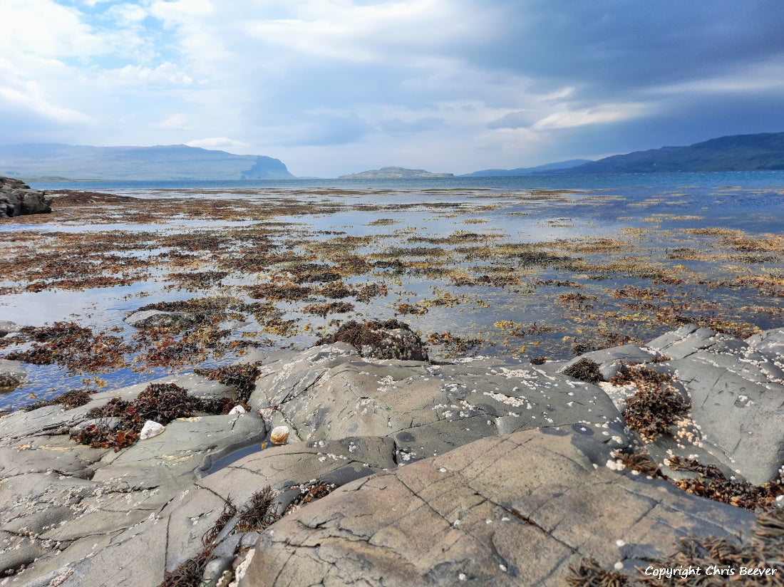 Loch na Keal Isle of Mull Scotland UK Landscape wall art and home office décor by Wigan UK Landscape Artist and Photographer Christopher Beever Available as a S to XXXL Canvas, poster, aluminium, wooden, Acrylic, framed, print and other wall art or as a Cushion, sofa throw or blanket in the Eager Beever Printing Shop. 