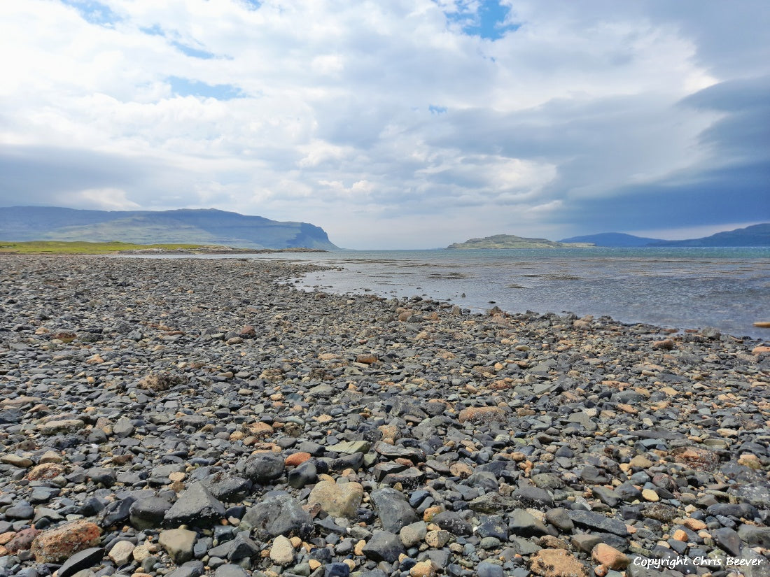 Loch na Keal Isle of Mull Scotland UK Landscape wall art and home office décor by Wigan UK Landscape Artist and Photographer Christopher Beever Available as a S to XXXL Canvas, poster, aluminium, wooden, Acrylic, framed, print and other wall art or as a Cushion, sofa throw or blanket in the Eager Beever Printing Shop. 