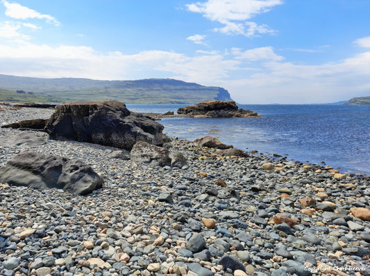 Loch na Keal Isle of Mull Scotland UK Landscape wall art and home office décor by Wigan UK Landscape Artist and Photographer Christopher Beever Available as a S to XXXL Canvas, poster, aluminium, wooden, Acrylic, framed, print and other wall art or as a Cushion, sofa throw or blanket in the Eager Beever Printing Shop. 