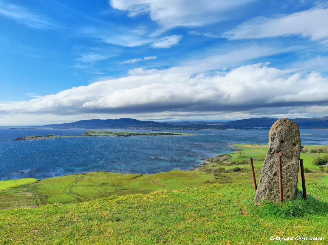 Loch na Keal Isle of Mull Scotland UK Landscape wall art and home office décor by Wigan UK Landscape Artist and Photographer Christopher Beever Available as a S to XXXL Canvas, poster, aluminium, wooden, Acrylic, framed, print and other wall art or as a Cushion, sofa throw or blanket in the Eager Beever Printing Shop. 