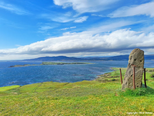 Loch na Keal Isle of Mull Scotland UK Landscape wall art and home office décor by Wigan UK Landscape Artist and Photographer Christopher Beever Available as a S to XXXL Canvas, poster, aluminium, wooden, Acrylic, framed, print and other wall art or as a Cushion, sofa throw or blanket in the Eager Beever Printing Shop. 