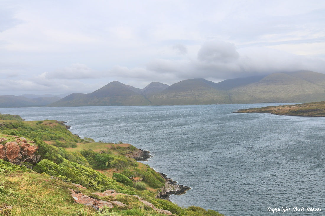 Loch na Keal Isle of Mull Scotland UK Landscape wall art and home office décor by Wigan UK Landscape Artist and Photographer Christopher Beever Available as a S to XXXL Canvas, poster, aluminium, wooden, Acrylic, framed, print and other wall art or as a Cushion, sofa throw or blanket in the Eager Beever Printing Shop. 