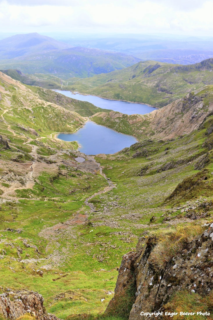 Snowdon Snowdonia Wales UK Landscape Paintings, wall art & home office décor by Wigan UK Landscape Artist and Photographer Christopher Beever Available as a S to XXXL Canvas, poster, aluminium, wooden, Acrylic, framed, print and other wall art or as a Cushion, sofa throw, blanket in the Eager Beever Printing Shop. 