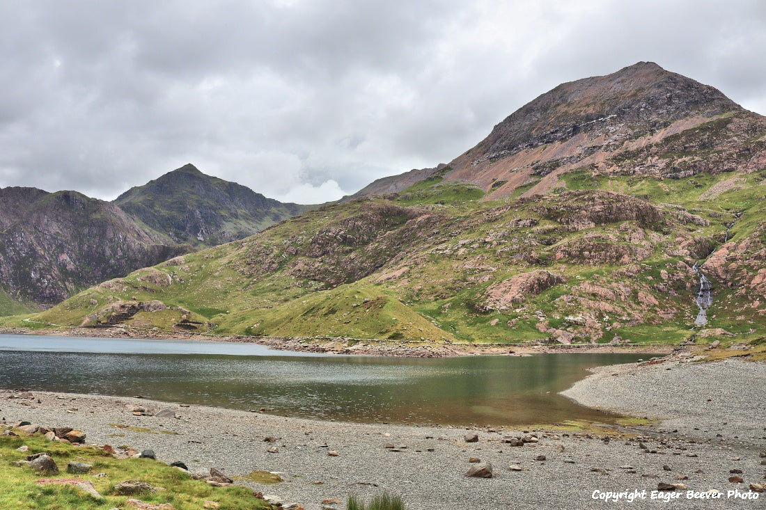 Snowdon Snowdonia Wales UK Landscape Paintings, wall art & home office décor by Wigan UK Landscape Artist and Photographer Christopher Beever Available as a S to XXXL Canvas, poster, aluminium, wooden, Acrylic, framed, print and other wall art or as a Cushion, sofa throw, blanket in the Eager Beever Printing Shop. 