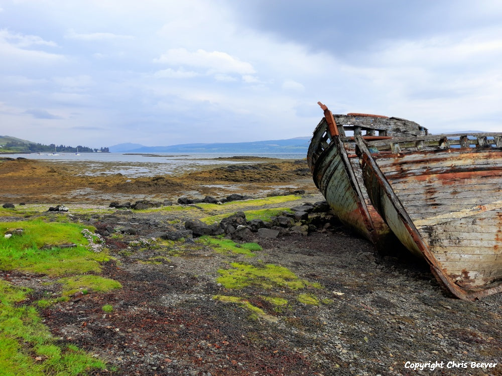 Salen Isle of Mull Scotland UK Landscape wall art and home office décor by Wigan UK Landscape Artist and Photographer Christopher Beever Available as a S to XXXL Canvas, poster, aluminium, wooden, Acrylic, framed, print and other wall art or as a Cushion, sofa throw or blanket in the Eager Beever Printing Shop. 