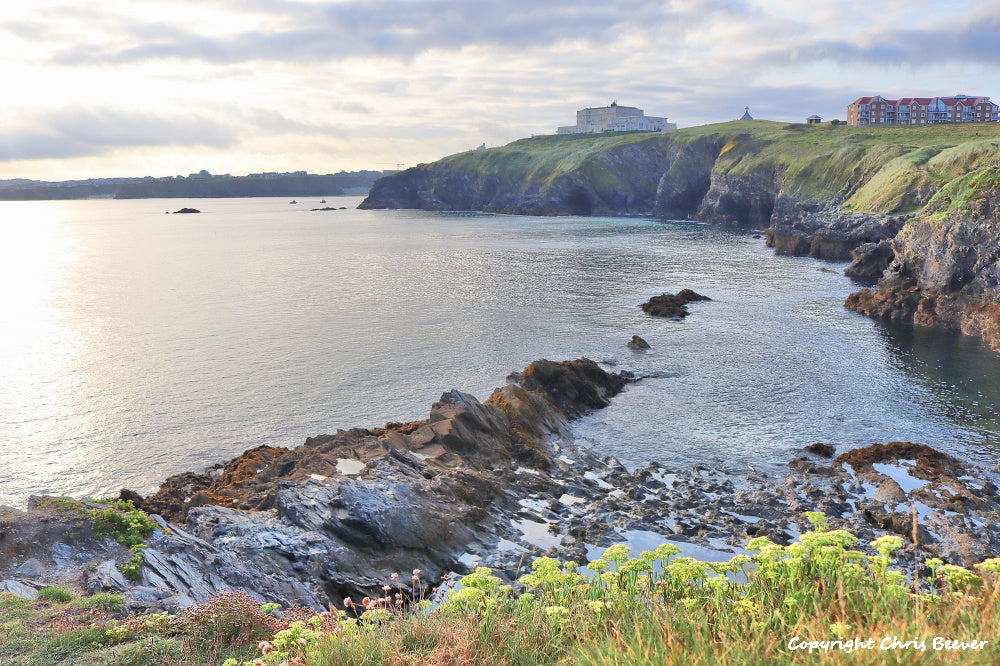 views of Newquay Cornwall UK Landscape art and home office décor by Wigan UK Landscape Artist and Photographer Christopher Beever Available as a S to XXXL landscape, Canvas, poster, aluminium, wooden, Acrylic, framed, print and other wall art or as a Cushion, sofa throw or blanket in the Eager Beever Printing Shop. 